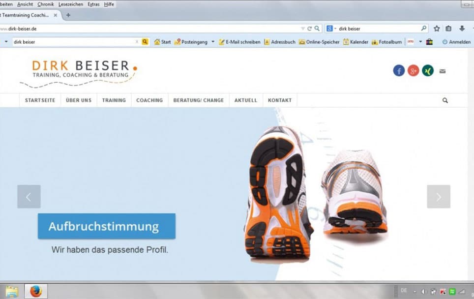 Dirk Beiser neue Webseite Online Blogbeitrag