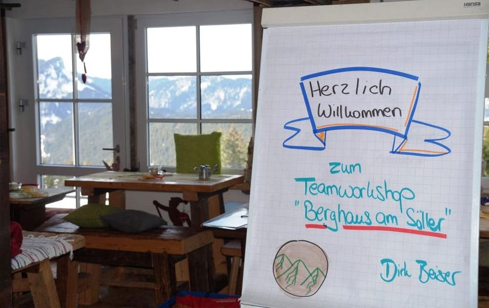 Teamworkshop im Berghaus Blogbeitragsbild