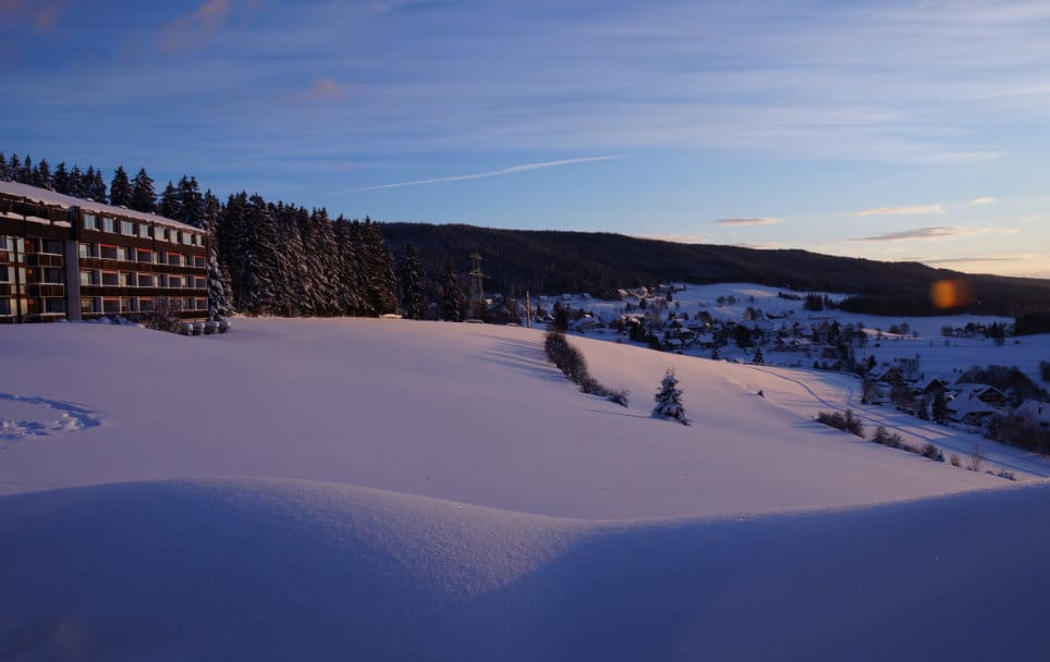 Wunderbare Winterlanschaft beim Teambuilding Schwarzwald im Winter