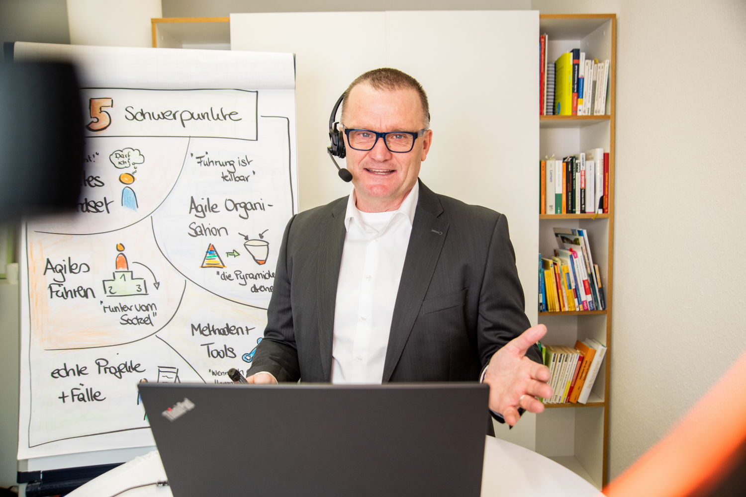 Im Praxisworkshop mit Dirk Beiser lernen Sie Online Meetings und Online Workshops sicher und interaktiv zu moderieren